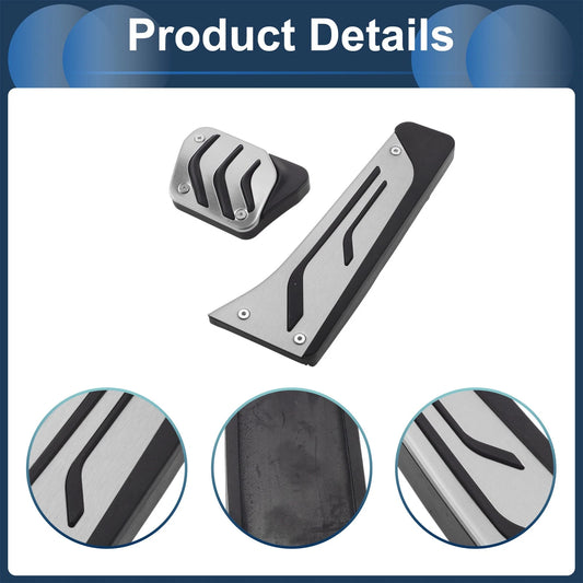 2 x Automatic Foot Accelerator Pedal Covers for BMW 5 Series E60 E61 (2004-2010)