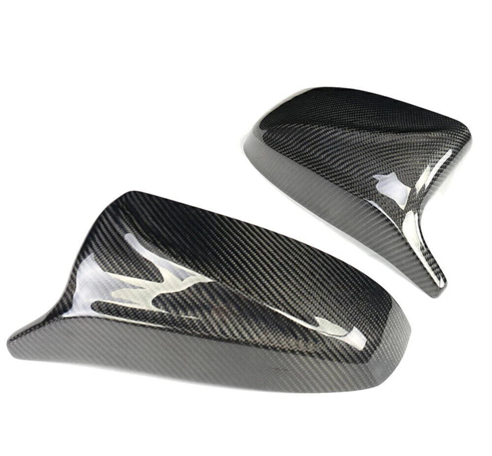 Rear View Mirror Cover Cap for BMW X5 E70 X6 E71 (2008-2013) Carbon Fiber