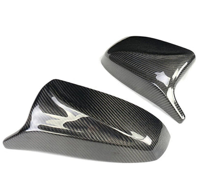 Rear View Mirror Cover Cap for BMW X5 E70 X6 E71 (2008-2013) Carbon Fiber