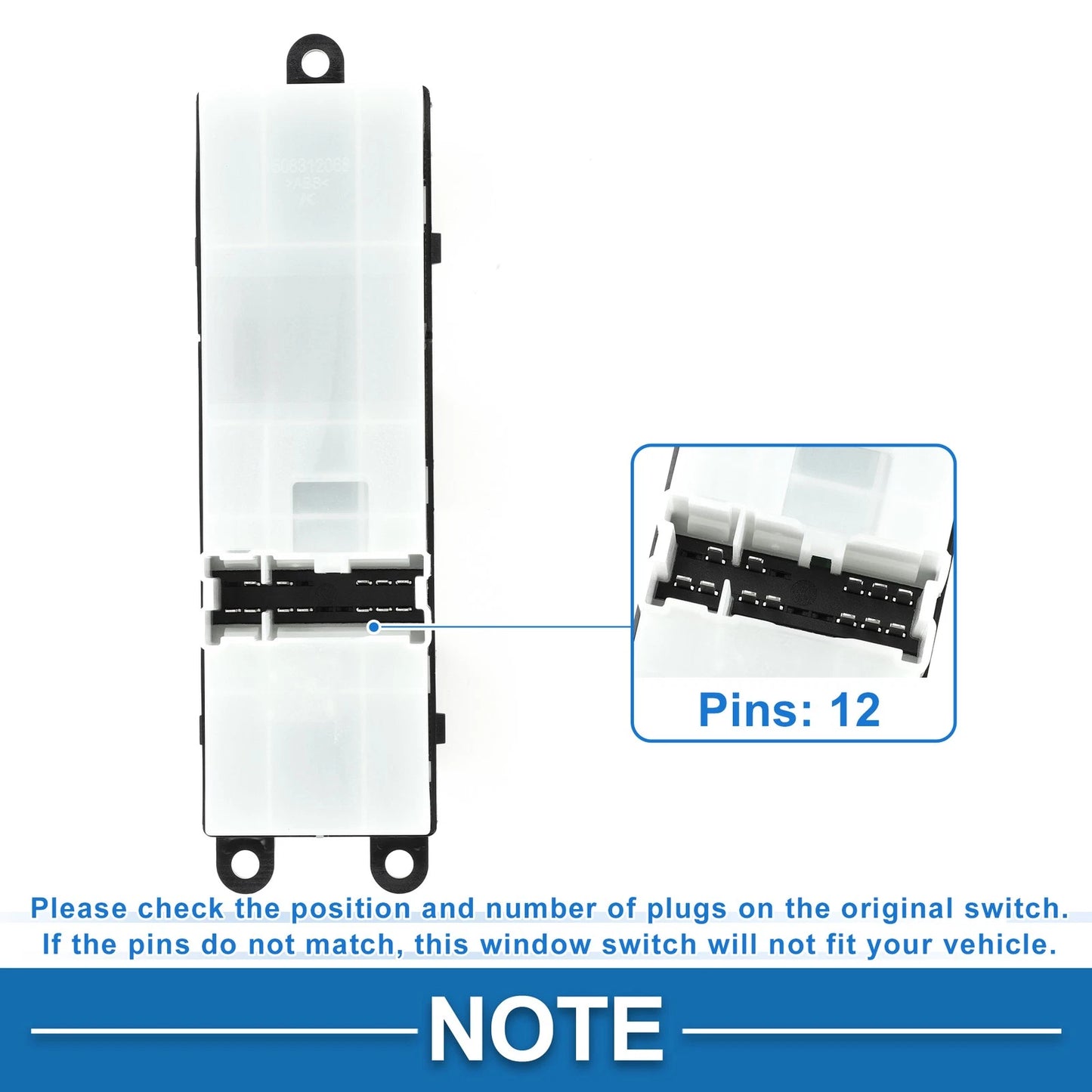 Power Window Switch for Nissan Frontier, Xterra, Navara (2005-2019)