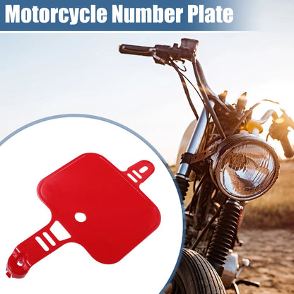 Number Plate for Honda XR CRF XR50 CRF50 50cc 70cc Red