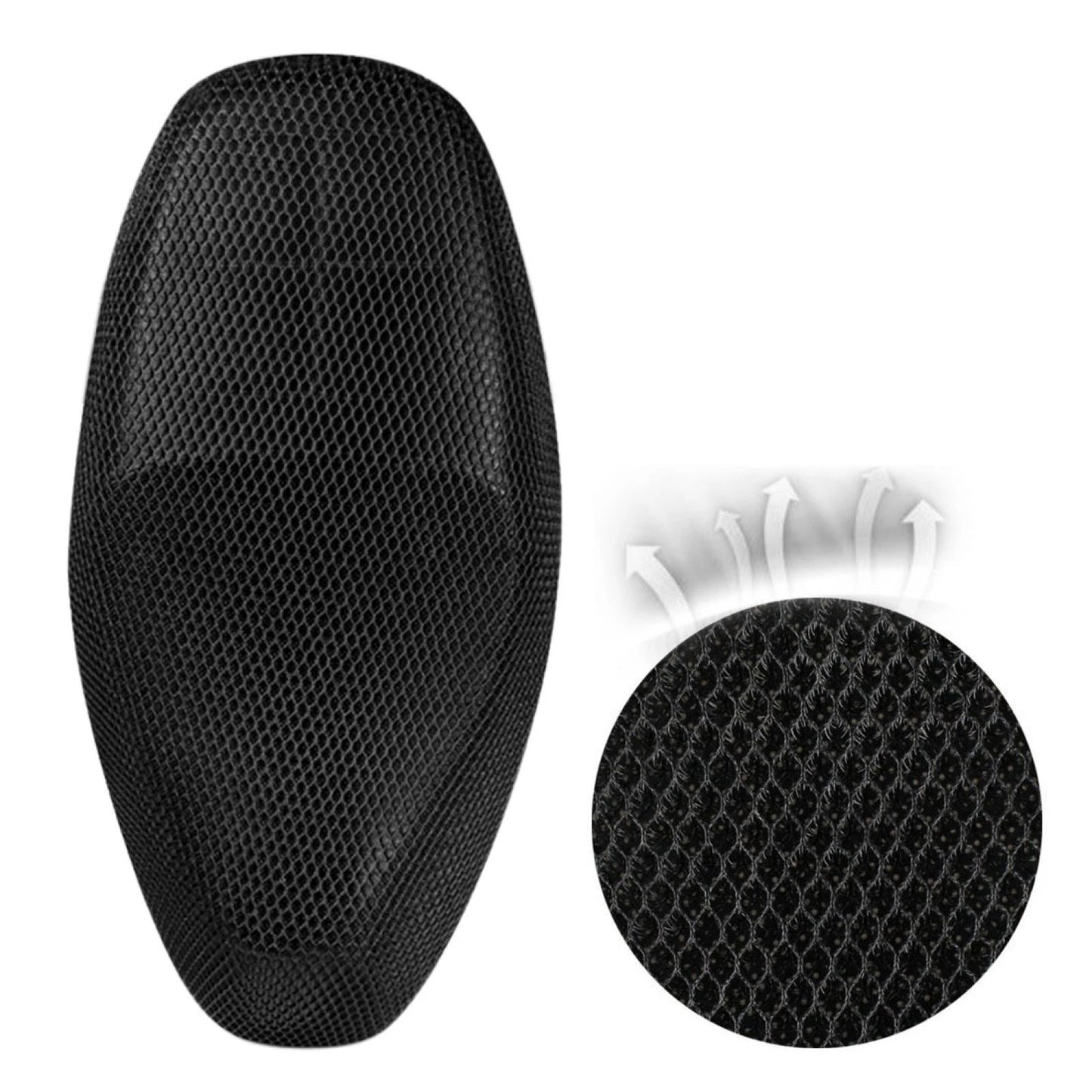 Net Mesh Seat Cover for XL Black Motorcycle Scooter