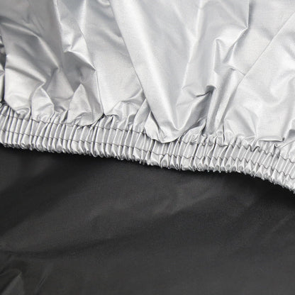 XXL Black & Silver Motorcycle Cover for Honda Shadow Rebel 250 500 750 1100 VTX (1996-2023)