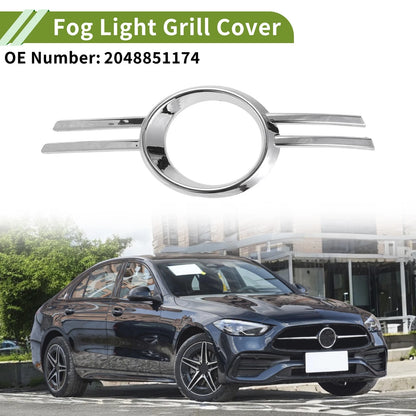 Front Left Fog Light Grill for Mercedes-Benz C-Class (2007-2011)