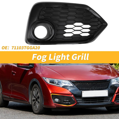 Right Side Fog Light Grill for Honda Civic Hatchback (2017-2019)
