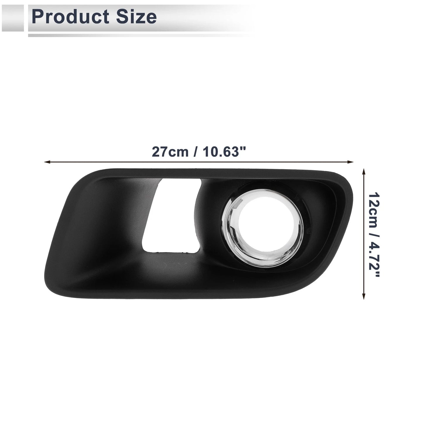 1 Pc Front Left Fog Light Grill for Dodge Charger (2012-2014)