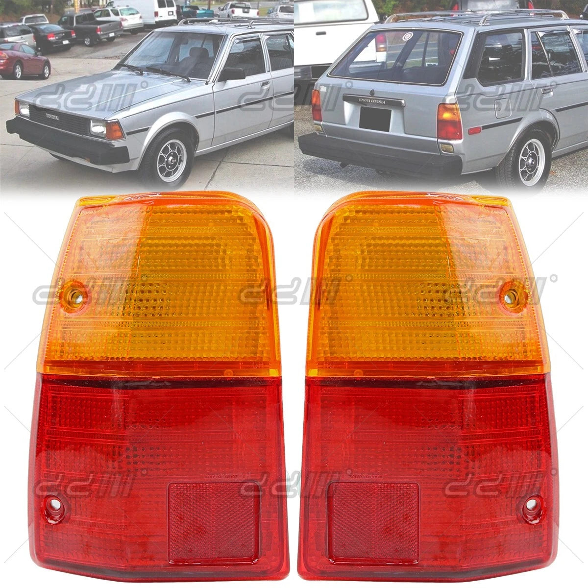 Tail Lights for Toyota Corolla KE70 TE71 E72 GL Wagon (1979-1983)