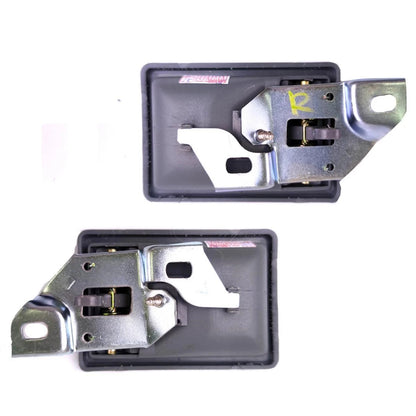Interior Door Handle Gray Pair Fits Mitsubishi L200 Triton Pickup 1986-96 D06