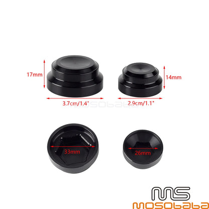 Nut Cover Cap for Harley Sportster S 1250 Nightster 975 (2022-2024) Black