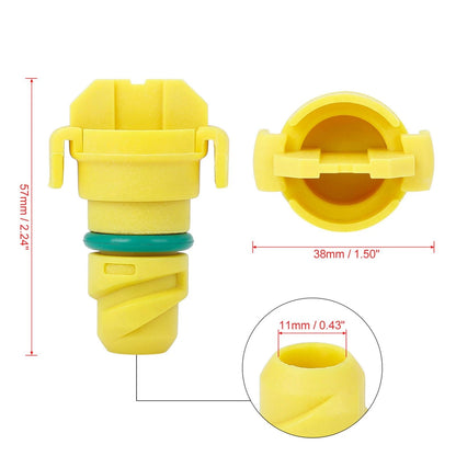 2 x ABS Car Engine Oil Drain Plug Replacement for Ford F150 (2015-2018)