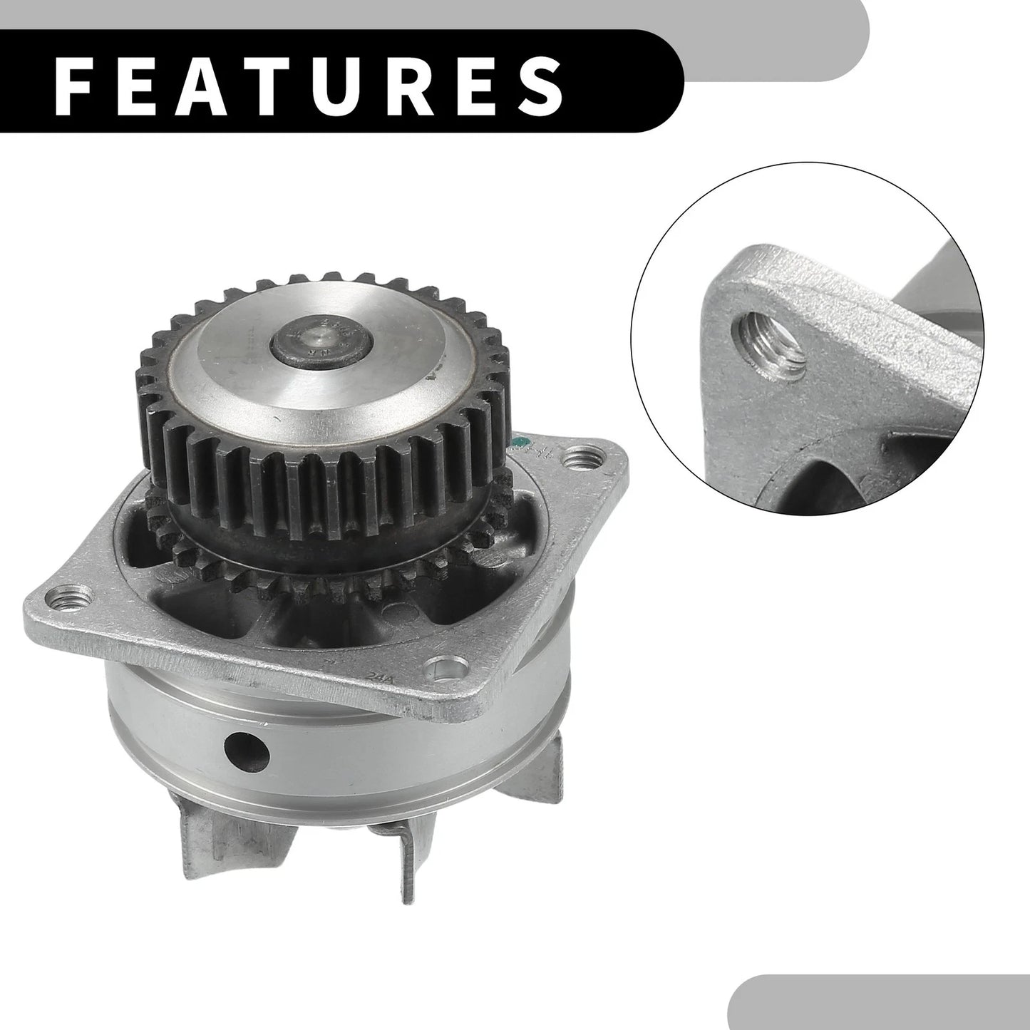 Water Pump with Rubber Ring for Infiniti FX35 (2003-2007)