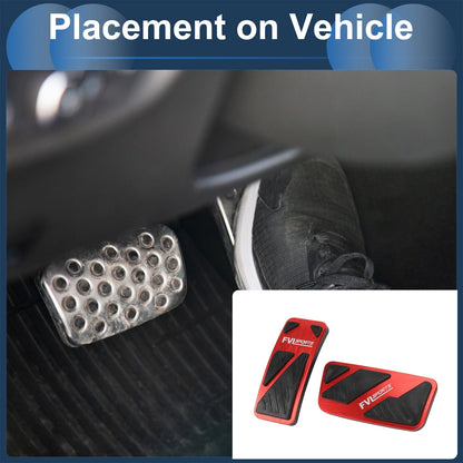 Automatic Foot Accelerator Pedal Covers for Ford Ranger 2024 Red