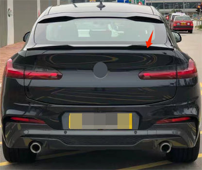 Rear Trunk Spoiler Wing Glossy Black Cover Trim for BMW X4 G02 (2019-2022)