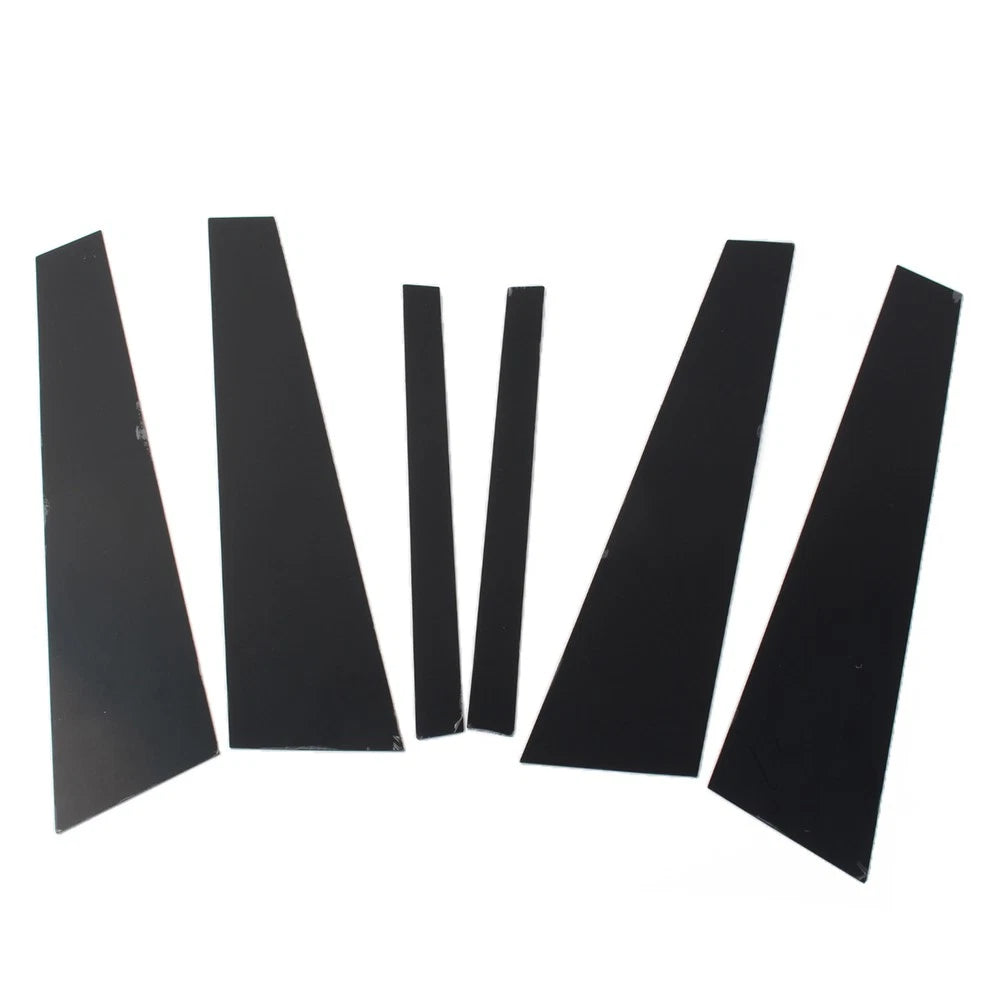 6 x Car Window Pillar Post Door Trim Covers for BMW 7 Series (2009-2015)