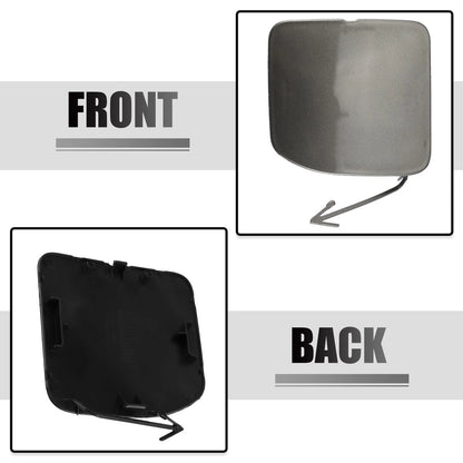 Front Bumper Tow Hook Cap for Nissan Versa Sedan (2015-2019) Gold Tone