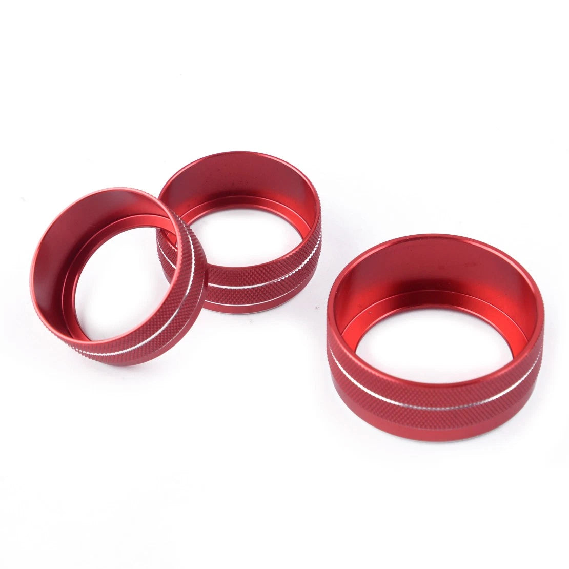 5x Inner Dash Button Circle Cover Frame for Honda Accord (2018-2019)