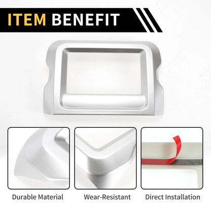 GPS Navigation Panel Trim Cover for Jeep Wrangler JL JLU (2018-2023)