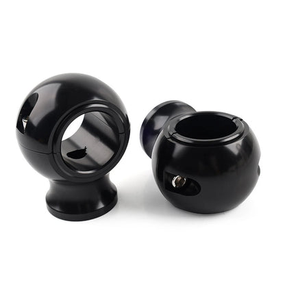 32mm 1.25" Fat Handlebar Risers Clamp Black for Harley Touring