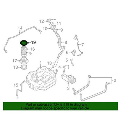 Fuel Tank Pump Union Nut for Mazda 2, 3, 6 RX-8