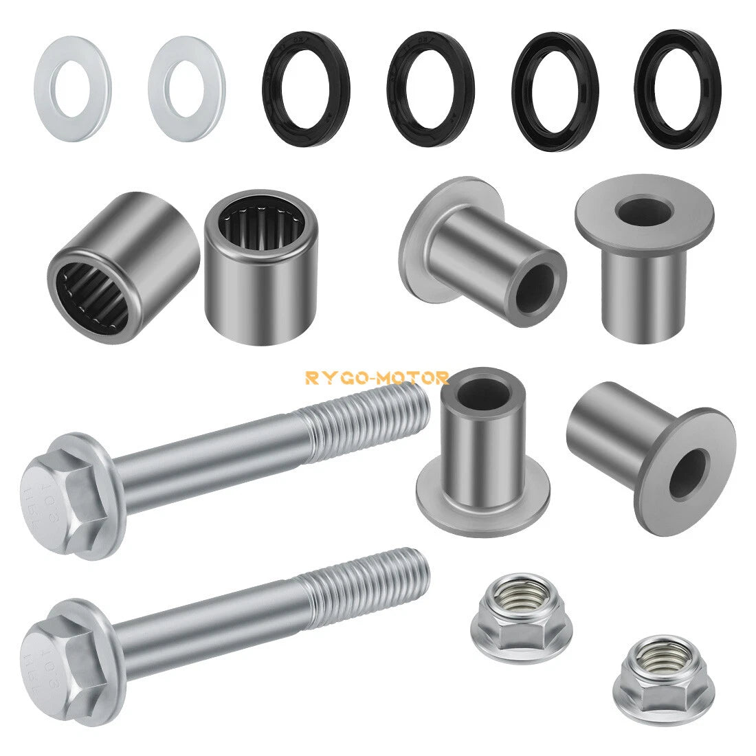 Upper Bushing & Bearing & Nut for Suzuki Quadsport Z400 LT-Z400 Front A-Arm