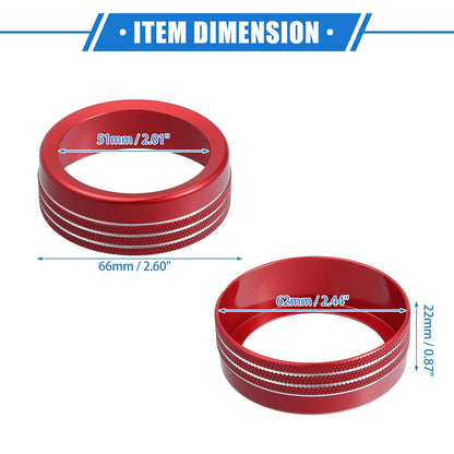 Gear Shift Knob Cover Trim for Ford Maverick 2022-2023 Red