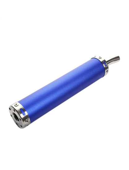 Exhaust Muffler 1.02" Dia Round Bend Outlet 11" Long for Motorcycle