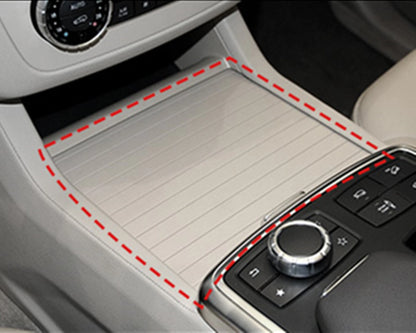 Cup Holder Roller Blind Cover for Mercedes Benz GL X166 GL350 (2012-2015)
