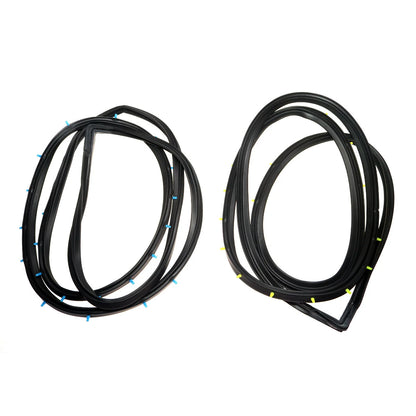 Rear Door Weatherstrip Set for Toyota Corona Mark II 2000 X10 RX12 Sedan 1972-1976