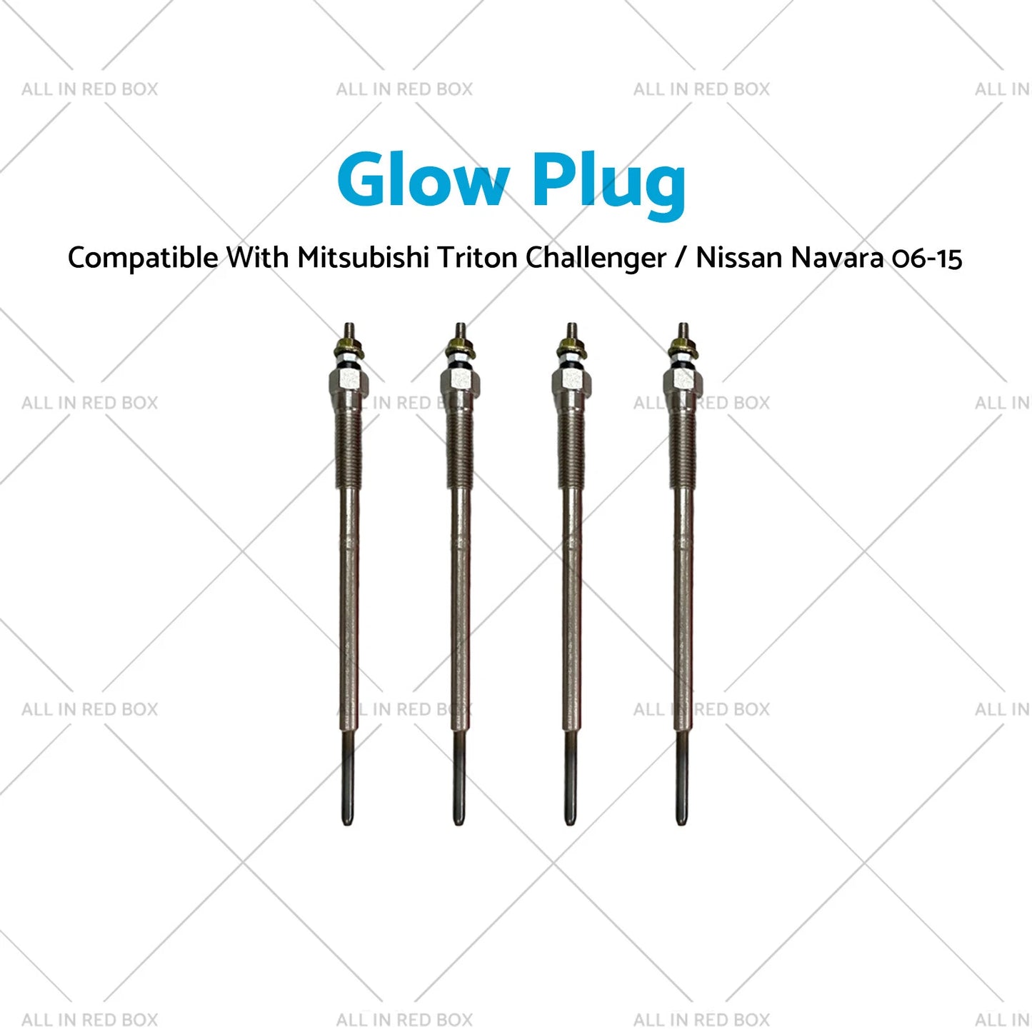 4 Pcs Glow Plugs for Mitsubishi Challenger Triton ML MN (2009-2015)