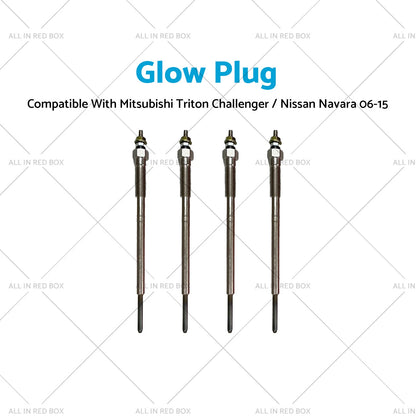 4 Pcs Glow Plugs for Mitsubishi Challenger Triton ML MN (2009-2015)