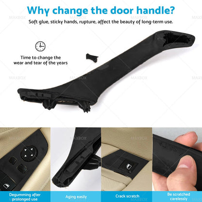 Interior Door Handle Trim Cover for BMW 5 Series F10 F11 520 525 (2010-2017)