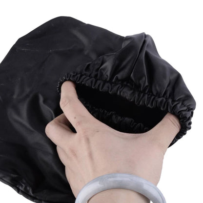 Waterproof Leather Car Seat Headrest Dust Cover for Rear Seat Black 1pc