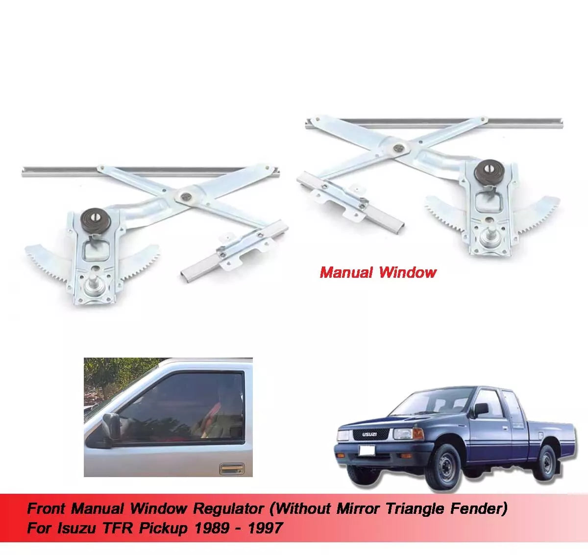Window Regulator Front for Isuzu TFR (1989-1997)