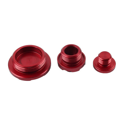 Engine Timing Oil Filter Plugs Screw Bolt Set for Kawasaki KX250 KX450 KLX450R