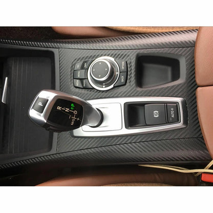 Interior Stickers / Black Carbon Fiber for BMW X5 X6 (2008–2014)