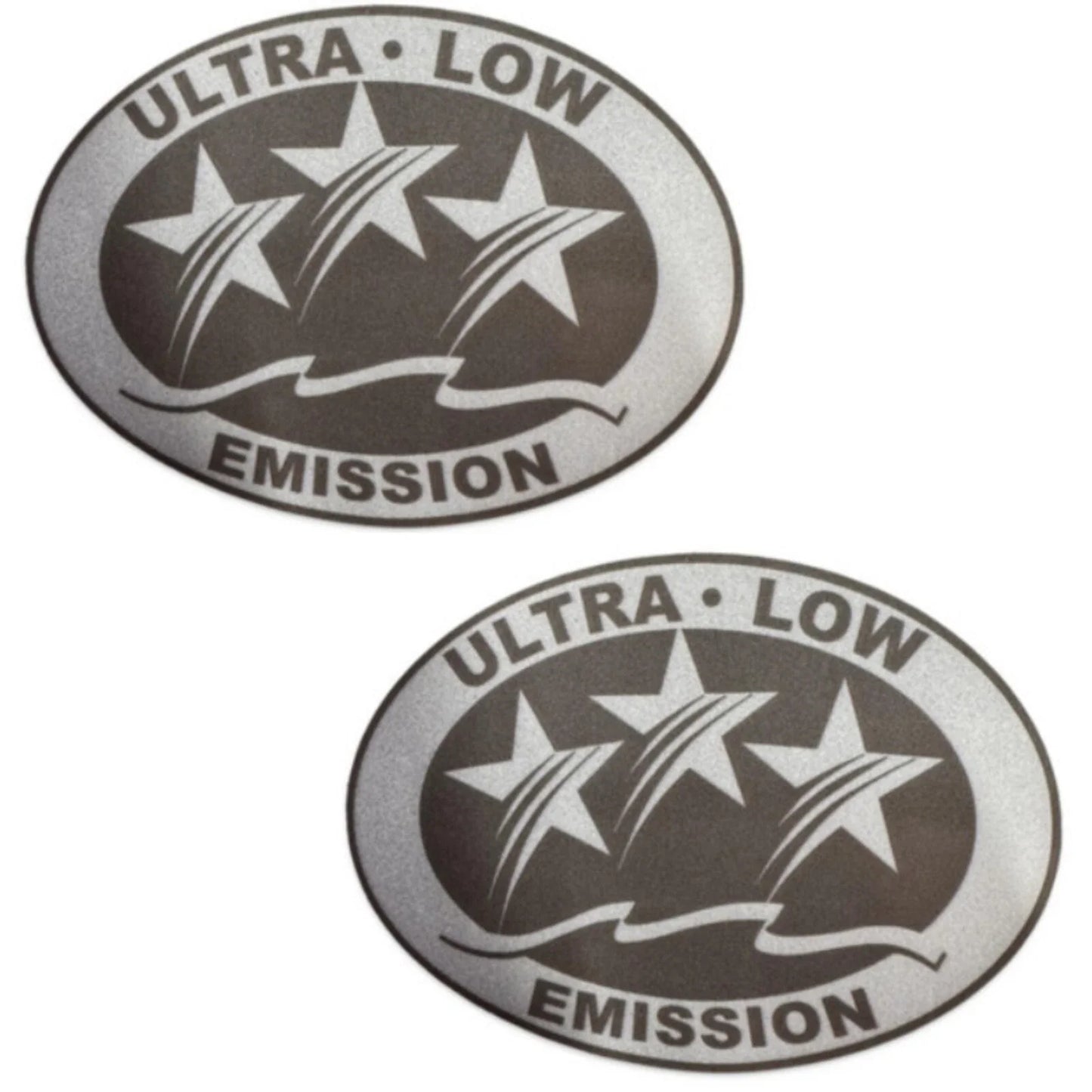 2PCS Ultra Low Emission Sticker Decal for Mercury/Johnson - Light Gray