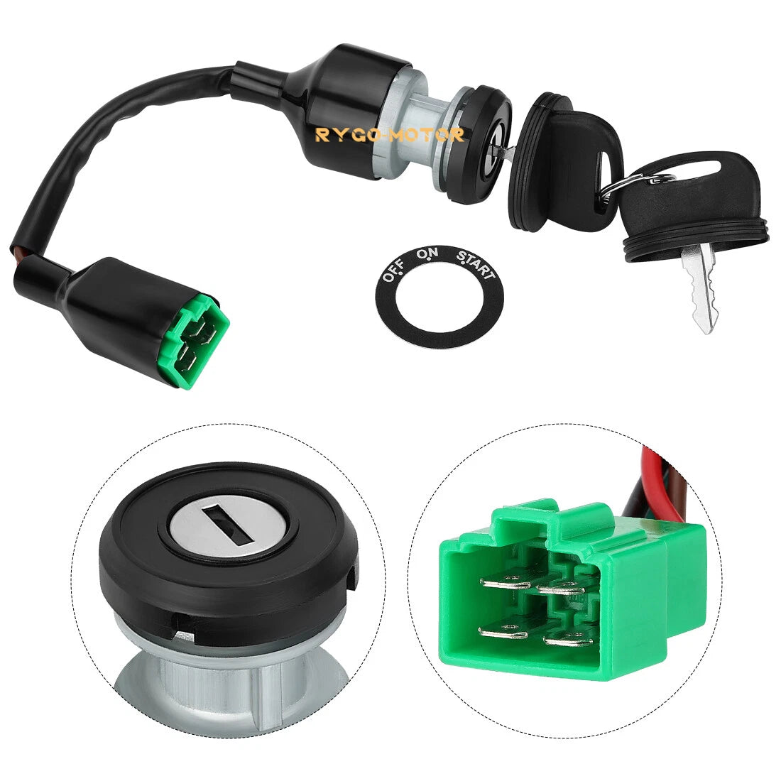 Key Ignition Switch Main Switch for Polaris RZR 170 (2015–2021)