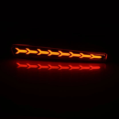 Smoke Lens LED Rear Bumper Reflectors for Toyota Corolla (2012-2023)