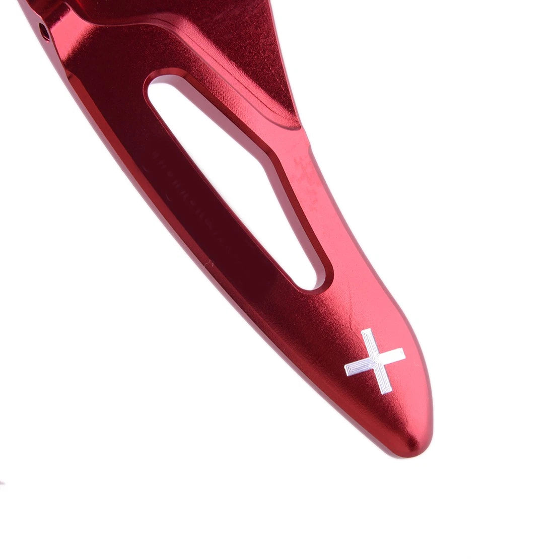 Red Steering Wheel Paddle Extensions for Subaru BRZ, Toyota 86, GR86