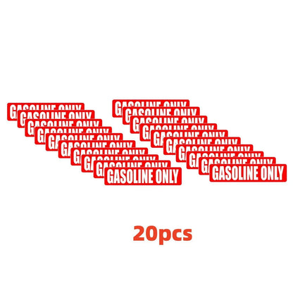 Gasoline Only Fuel Caution Warning Decal for All Boats and Jet Skis 20x