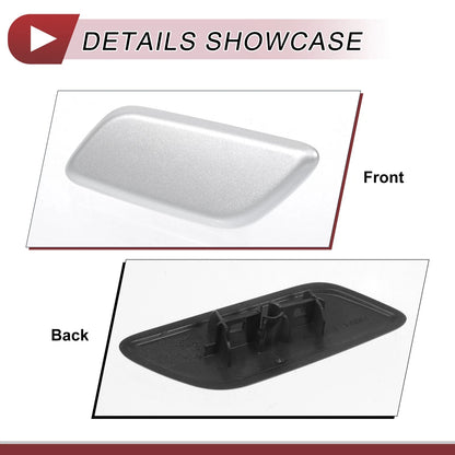 Front Left Washer Nozzle Cover for Lexus LX570 (2013-2015) - Silver Tone 1 x