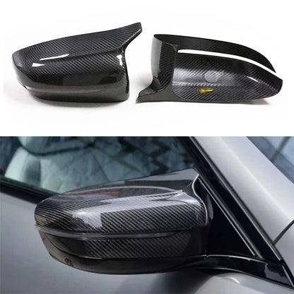 Carbon Fiber Rearview Mirror Cap Cover Trim for BMW 8 Series G14 G15 G16 2018-23
