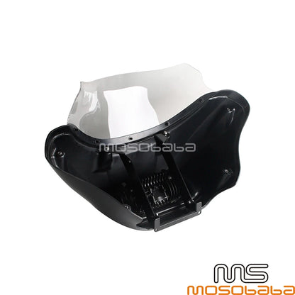 Headlight Fairing Windshield + LED Headlamp for Harley Softail FXFBS (2018-2023)