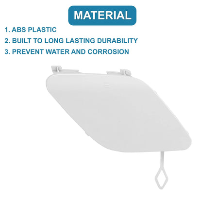 Front Right Bumper Tow Hook Cover for Mercedes-Benz E400 (2014-2016) White