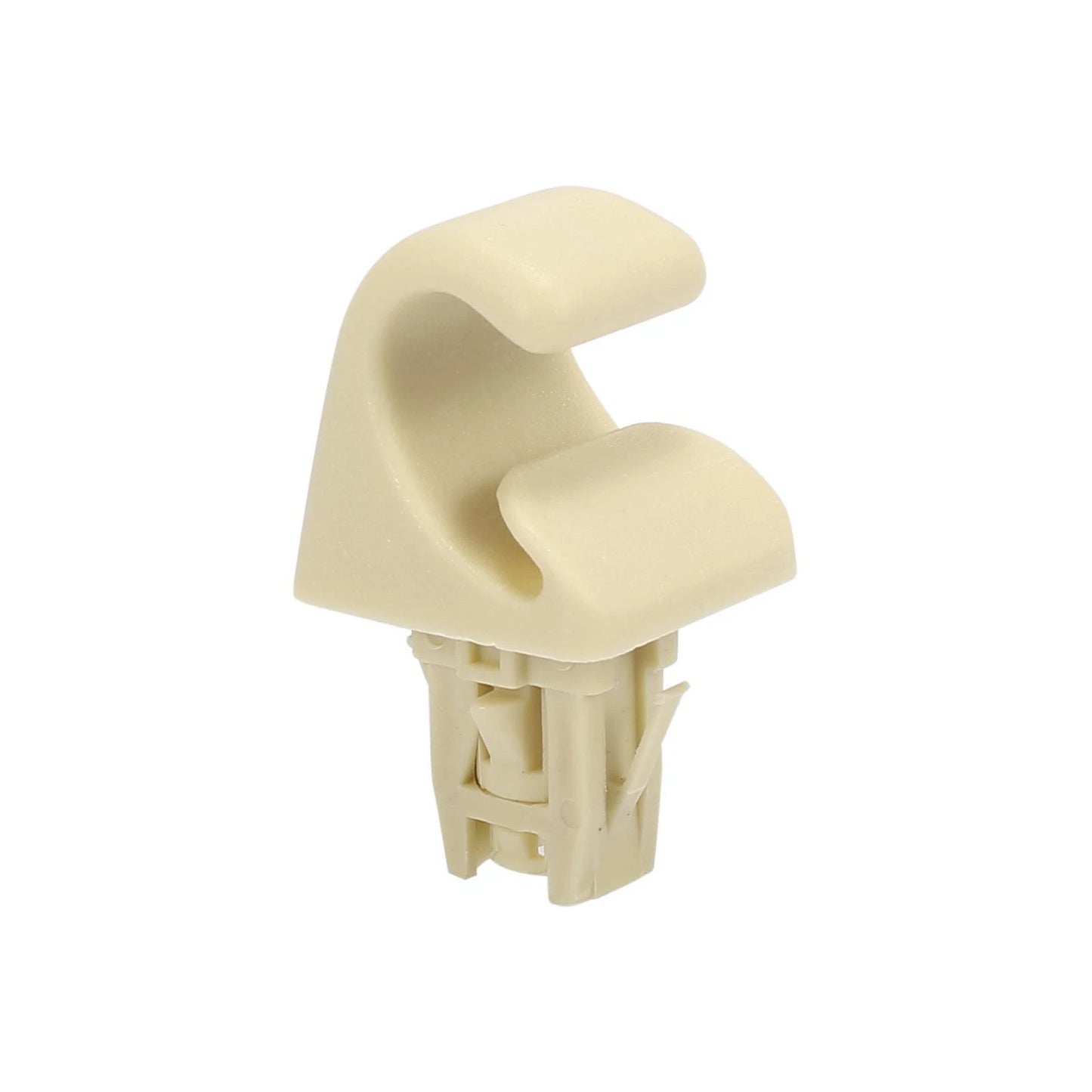 2 x Beige Car Sun Visor Hook Clips for Toyota Highlander (2001-2023)