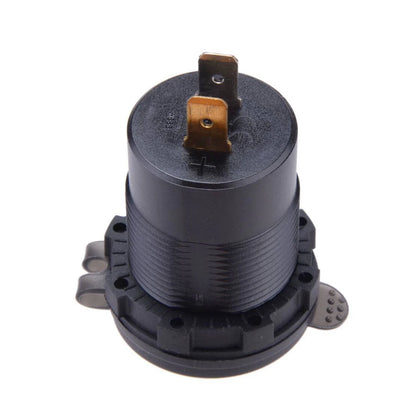 Socket QC3.0 USB Charger Power Outlet with LED Voltmeter for Car & Boat