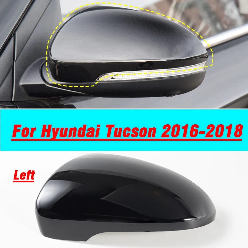 Left Drive Side Mirror Cap Cover for Hyundai Tucson (2016–2018)