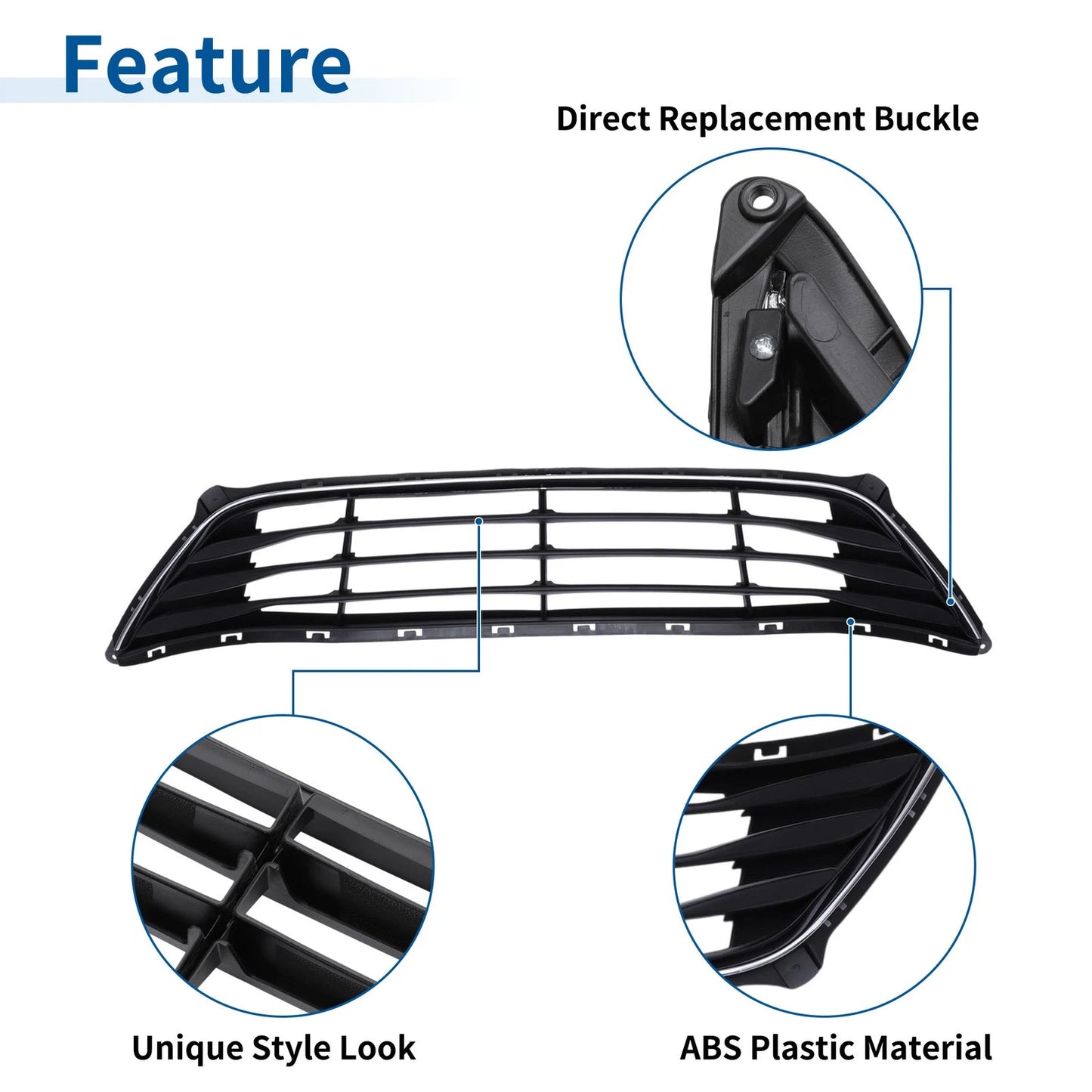 Lower Front Bumper Grille for Hyundai Elantra (2014-2016)