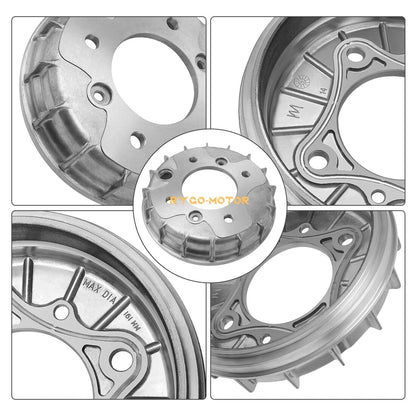 Front Brake Drum Hub & Seal Kit for Honda Rancher 350 TRX350 4x4 (2000–2006)