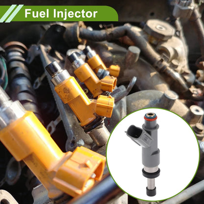 Fuel Injector / 1 Pcs / Gray Silver Tone for Toyota Tacoma 2.7L (2005–2014)